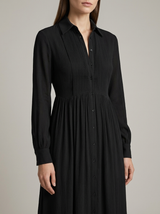 Lightweight Button Front Maxi Shirt Dress Summer Women