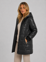 Longline Hooded Puffer Coat