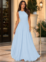 Ruched Chiffon Maxi Dress Wedding Guest