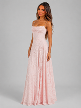 Floral Sculpted Bodice Maxi Dress Wedding Guest