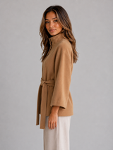Belted Cape Jacket