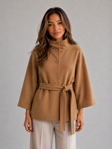 Belted Cape Jacket