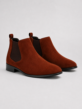 Men's Suede Chelsea Boots | Classic Slip-On