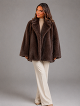 Women's Oversized Faux Fur Coat