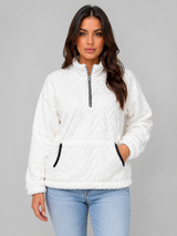 Plush Half Zip Pullover