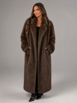Women's Long Faux Fur Coat