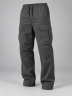 Men's Cargo Trousers | Relaxed Utility Fit Drawstring Waist