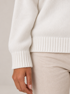 Women's Flag Knit Jumper | Crew Neck Cotton Pullover