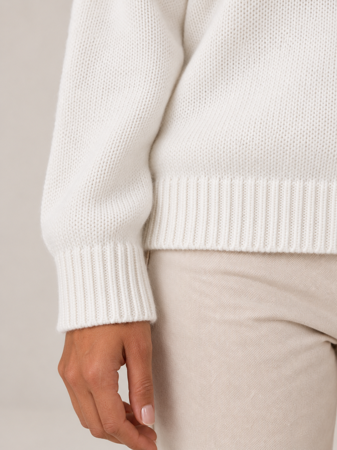 Women's Flag Knit Jumper | Crew Neck Cotton Pullover