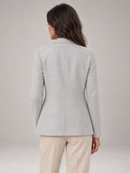 Women's Tailored Blazer | Single Button Long Sleeve Jacket
