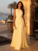 Ruched Chiffon Maxi Dress Wedding Guest