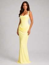 Bodycon Corset Maxi Dress Evening Women