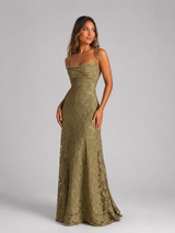 Floral Sculpted Bodice Maxi Dress Wedding Guest