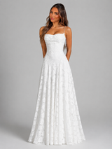 Floral Sculpted Bodice Maxi Dress Wedding Guest