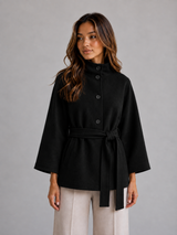 Belted Cape Jacket
