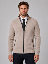 Men's Zip Knit Cardigan