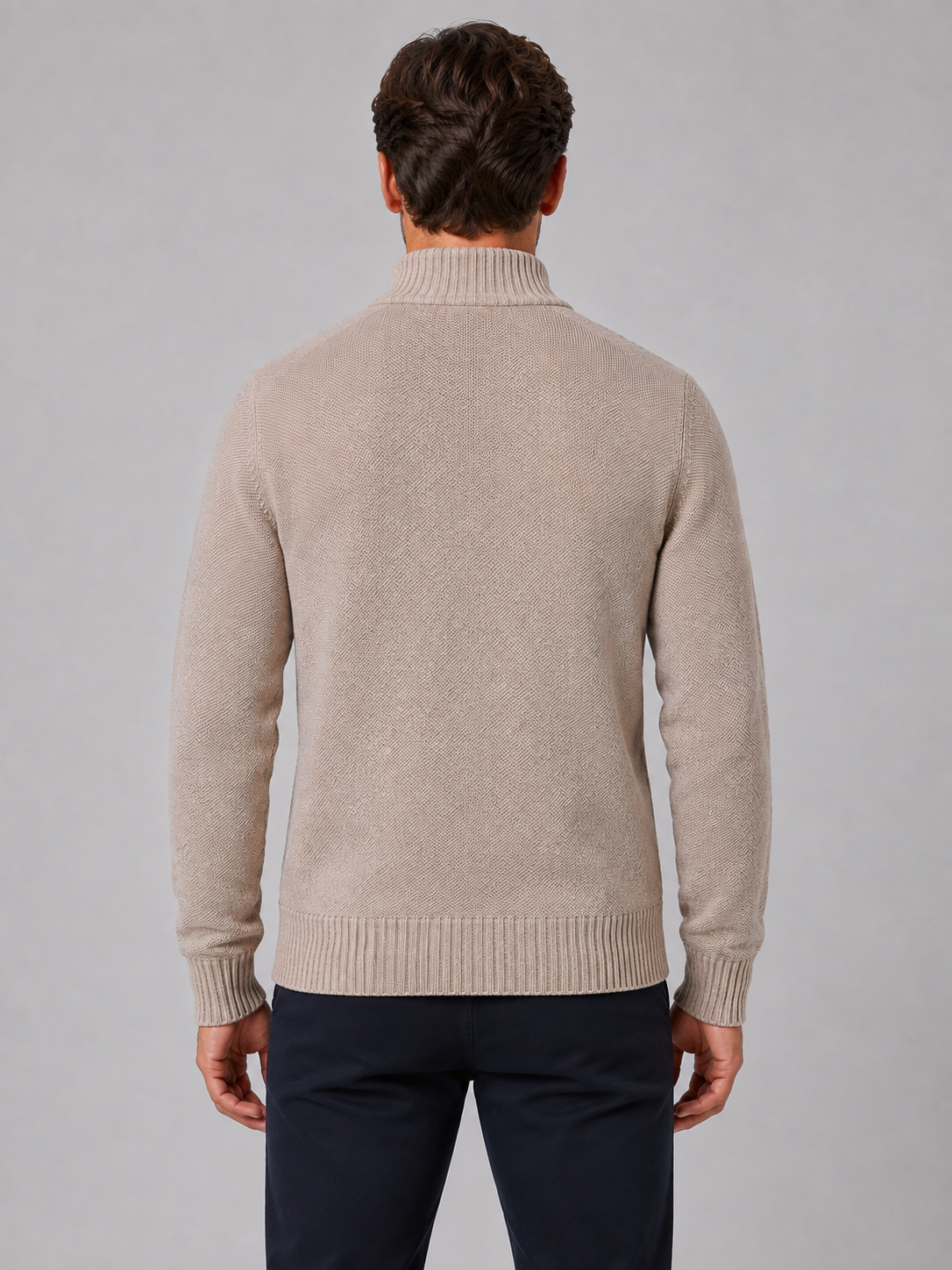 Men's Zip Knit Cardigan