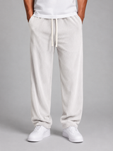 Men's Wide Leg Corduroy Trousers