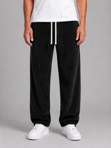 Men's Wide Leg Corduroy Trousers