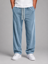 Men's Wide Leg Corduroy Trousers