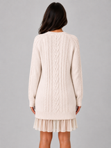Cable Knit Jumper Dress