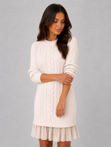 Cable Knit Jumper Dress