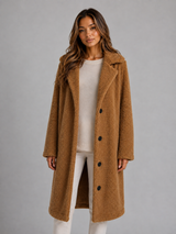 Long Teddy Fleece Coat