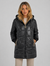 Longline Hooded Puffer Coat