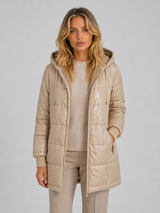 Longline Hooded Puffer Coat