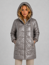 Longline Hooded Puffer Coat