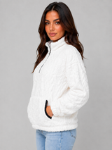 Plush Half Zip Pullover