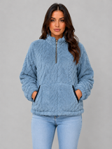 Plush Half Zip Pullover
