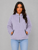 Plush Half Zip Pullover