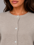 Women's Soft Knit Cardigan - Khaki