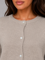 Soft Knit Cardigan - Khaki