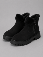 Women's Faux Fur-Lined Ankle Boots