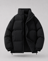 Men's Oversized Winter Puffer Jacket With Stand Collar