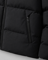 Men's Winter Puffer Jacket With Drawstring Hood & Zip Pockets