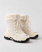 Women's Fur-Lined Lace-Up Snow Boots